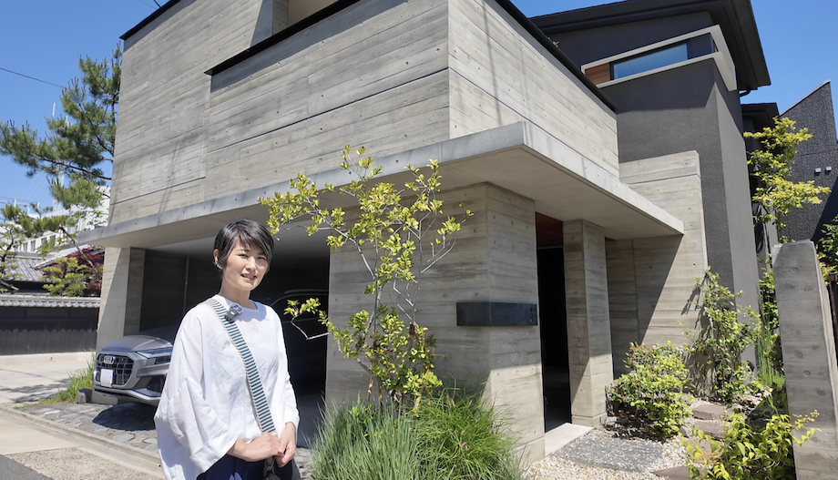 名古屋のモデルハウスの外観