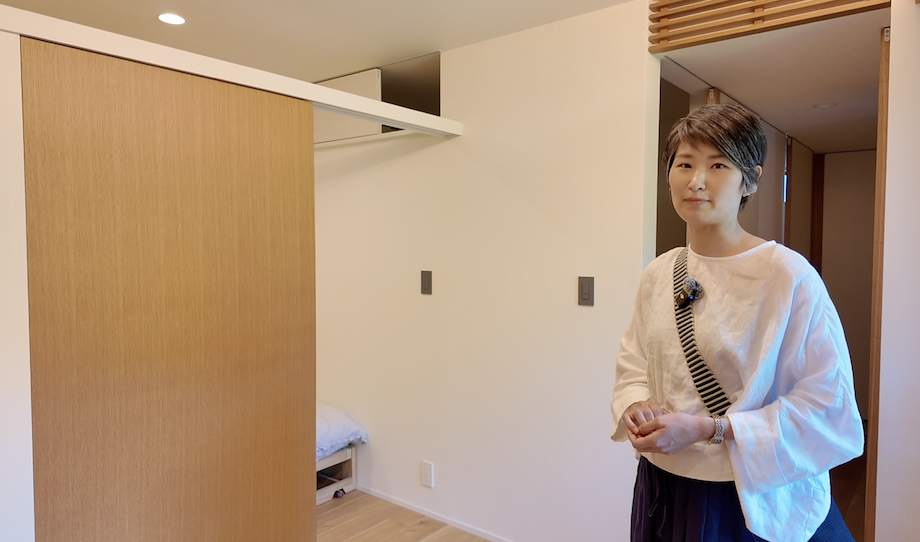 間取りを工夫した注文住宅の居住スペース