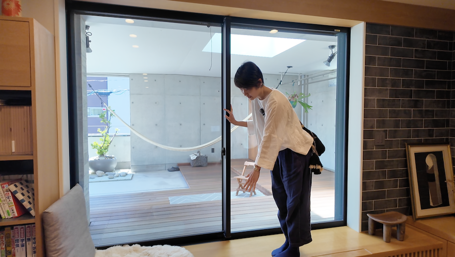 開放感のあるテラス