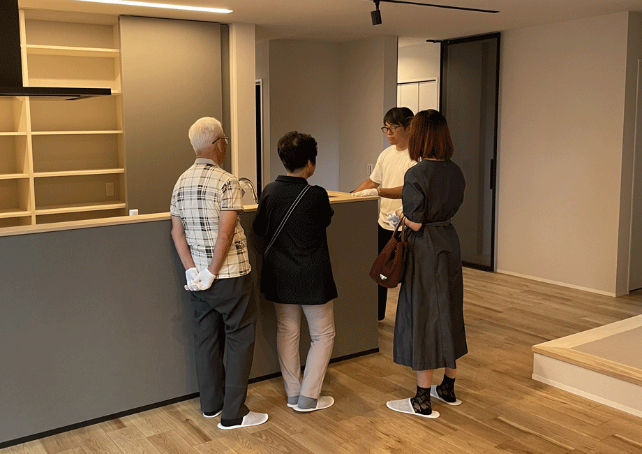 注文住宅のモデルハウス見学説明会