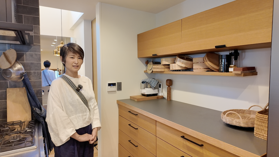 注文住宅の造作台所収納