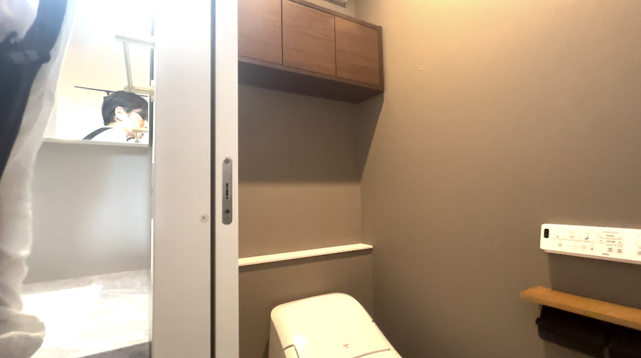 子世帯のトイレ収納