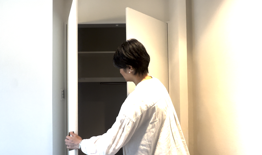 大容量の玄関収納