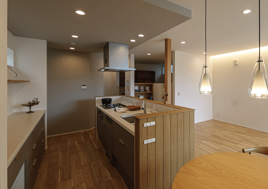 動線の良いキッチン