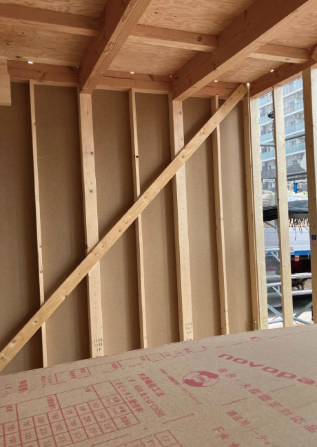 防火地域建設途中