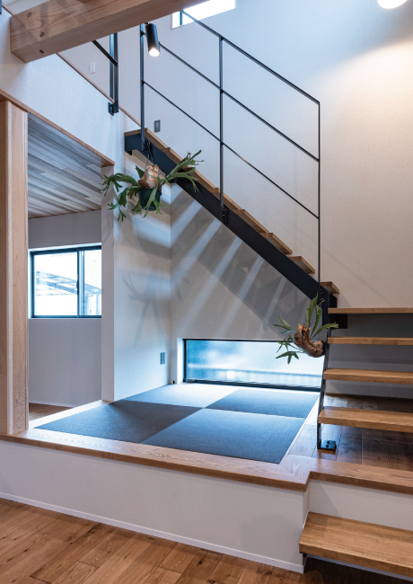 階段下にある小上がり