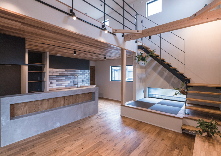 リビングにある小上がり